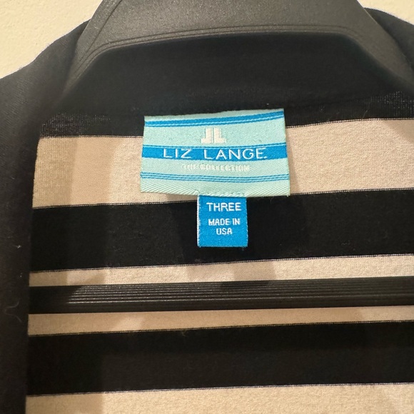 Liz Lange Black and Cream Striped Dress.
Vintage now! Size 3 Maternity = M/L - Picture 5 of 13